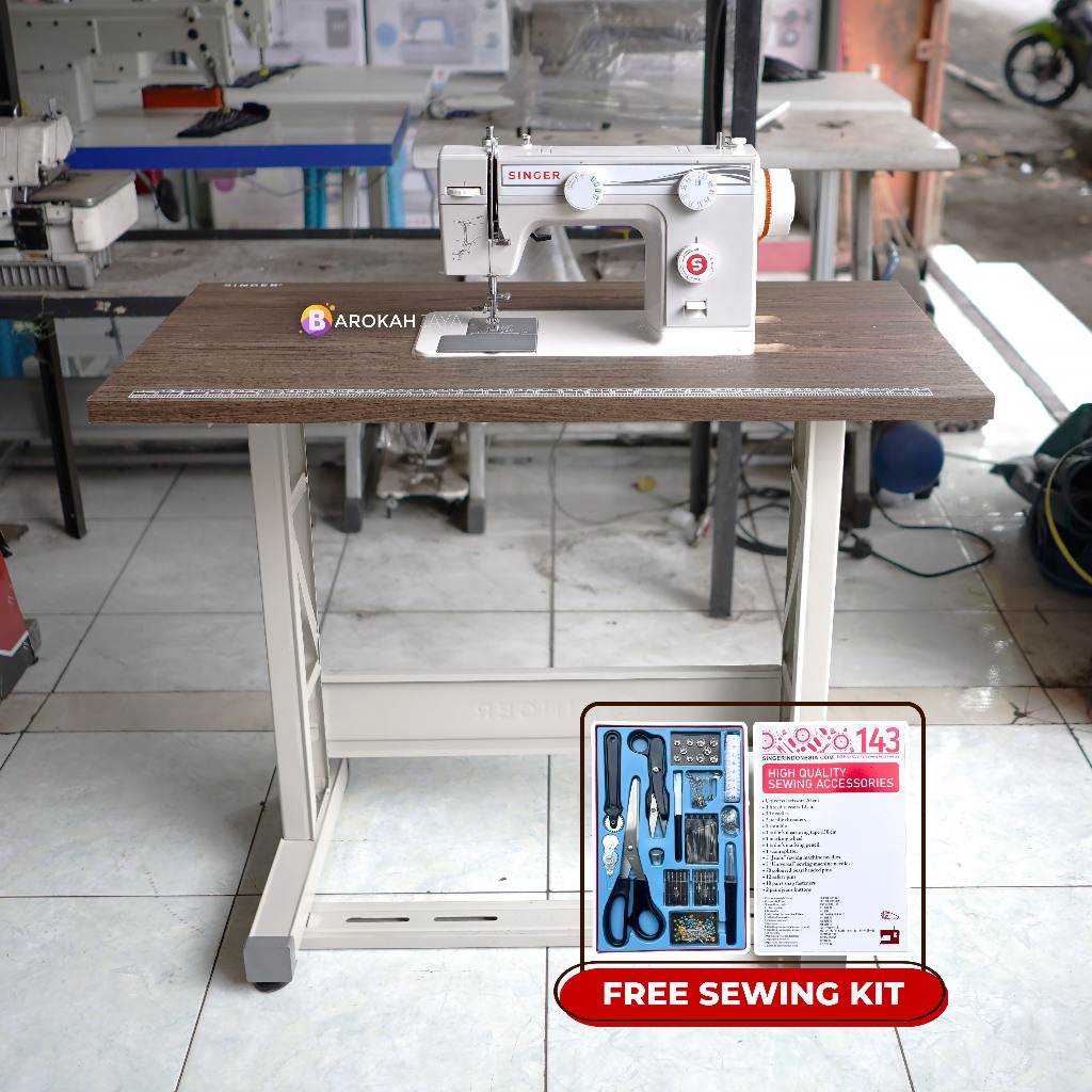 Mesin Jahit Singer 984E Dan Meja Kaki Original Singer