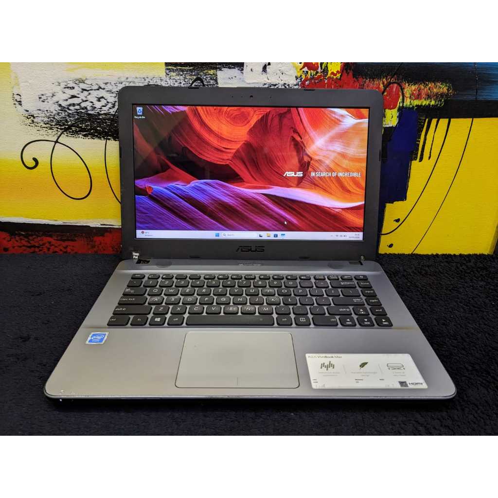 Laptop Asus X441 Intel Celeron N4000 4/HDD 500 Siap Pakai