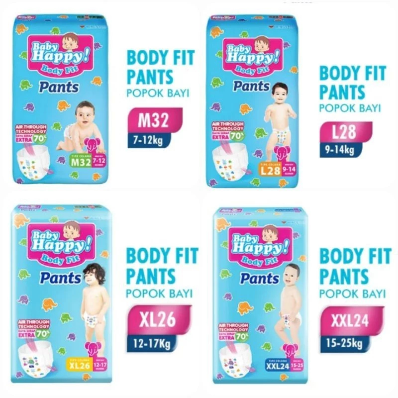 [PAKET 2 BALL] BABY HAPPY Pants S38+2 / M34 / L28 / XL26 / XXL24