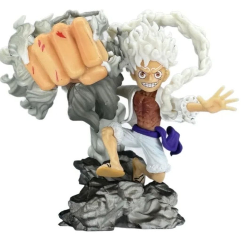 Action Figure One Piece Luffy Gear 5 tangan besar