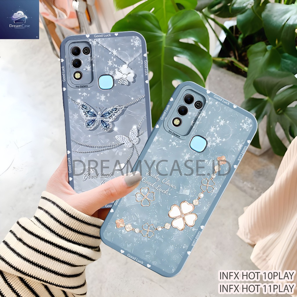 Soft Case INFINIX HOT 11PLAY / HOT 10PLAY MOTIF Karakter Cute - Case Keren - Casing Kekinian Case Hp