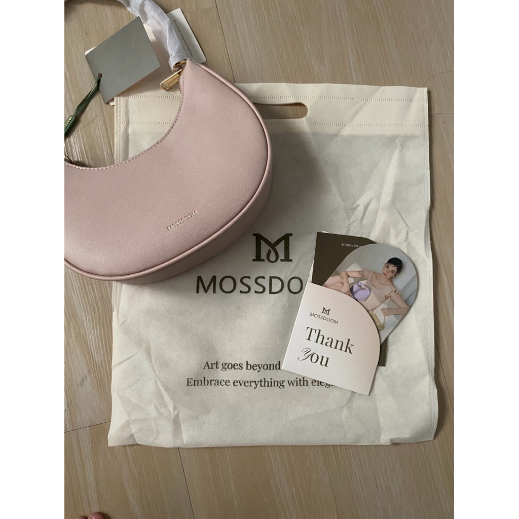 TAS MOOSDOM PINK BLUSH NEW SHOULDER BAG PRELOVED BY HANIIFAHNURF