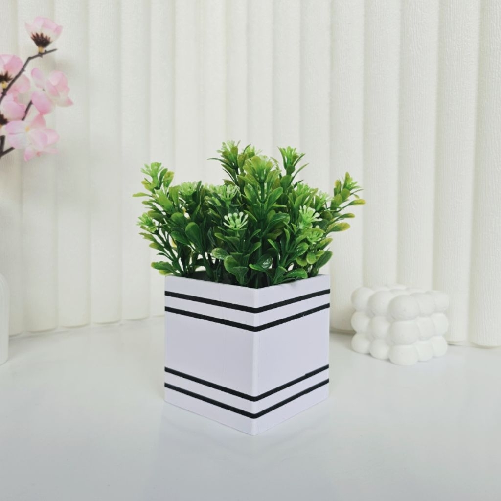 Bunga Minimalis Soka Tanaman Artifisial Pajangan Rumah Dekorasi Hiasan Hias Plastik  Tanaman artifis