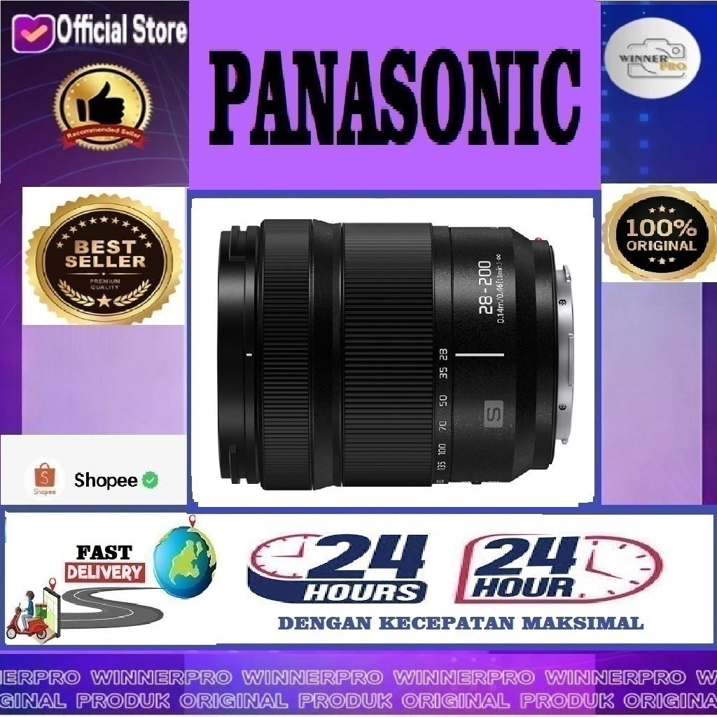 Panasonic Lumix S 28-200mm F4-7.1 Macro O.I.S. Lens Panasonic 28-200 mm