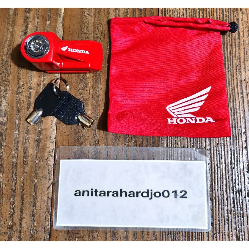 GEMBOK CAKRAM / KUNCI CAKRAM HONDA ORI.