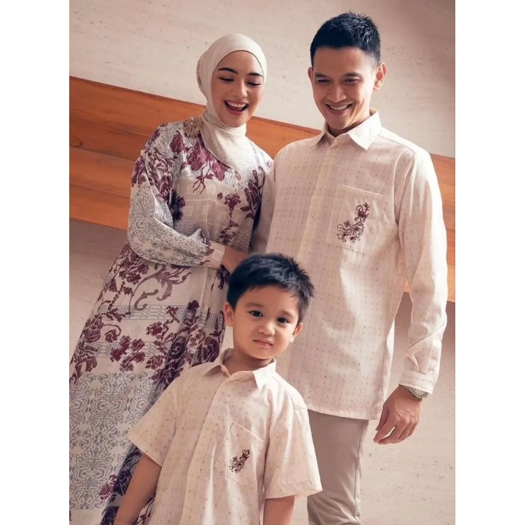 READY STOCK Ria Miranda Ceko Lagosi Shirt Dress Sudanga Koko Nude Pastel RiaMiranda