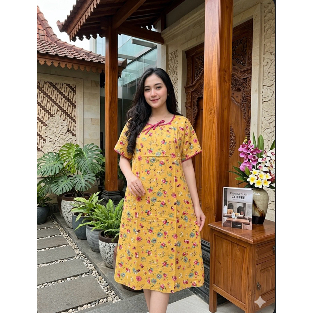 Daster Pretty Girl Size L Busui Bumil Daster Pretty Girl Kancing Ukuran L Busui Bumil