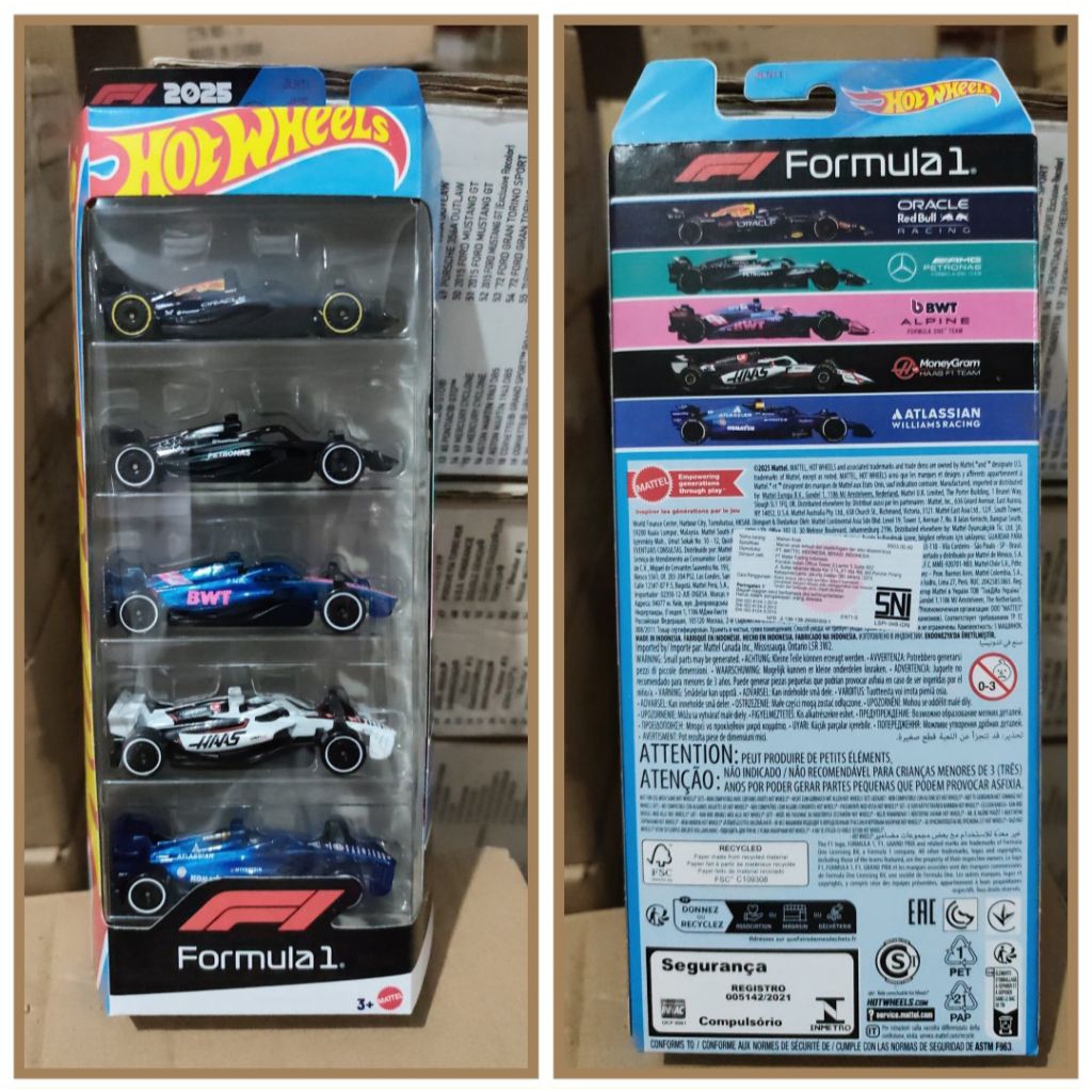 HOT WHEELS GIFT PACK ISI 5 FORMULA 1 2026