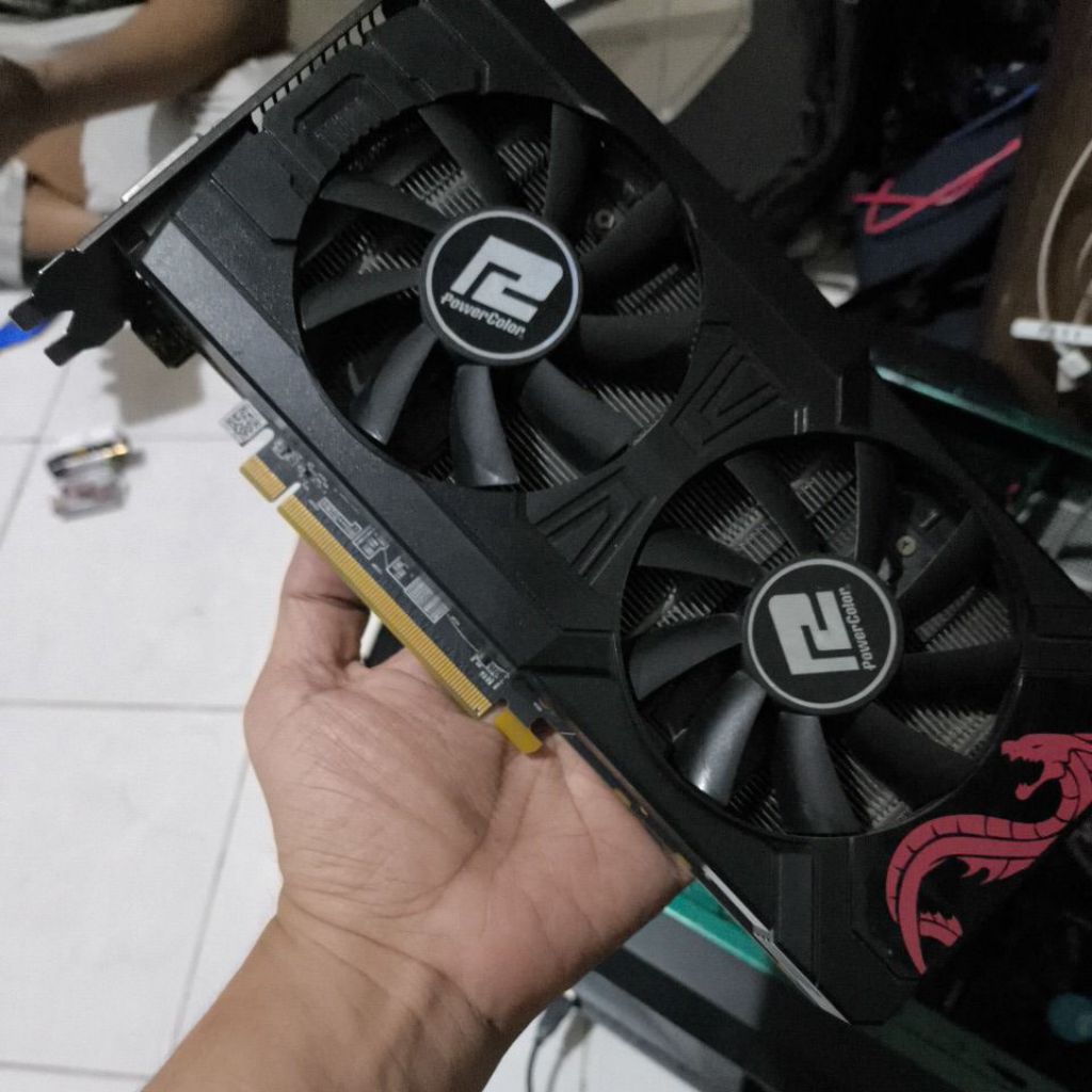 vga ddr5 RX 570 power color