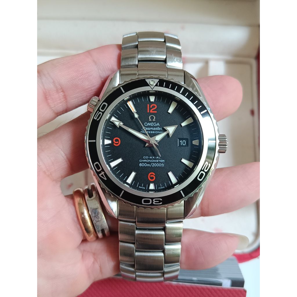 OMEGA SEAMASTER PLANET OCEAN AUTOMATIC CO AXIAL CAL 2500 original bekas sangat bagus siap pakai
