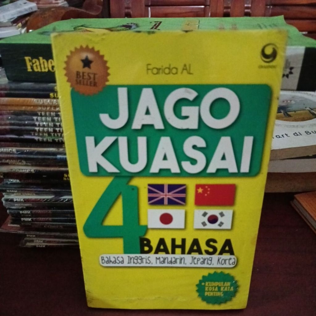 JAGO KUASAI 4 BAHASA ,BAHASA INGGRIS,MANDARIN ,JEPANG, KOREA ORIGINAL