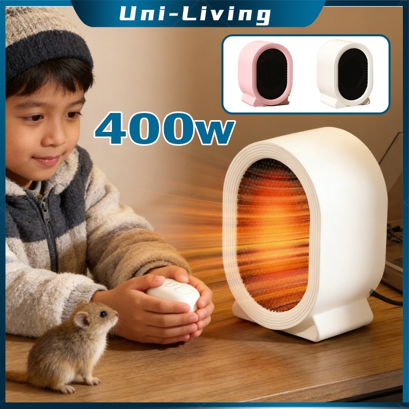 Mini Heater Listrik Alat Pemanas Ruangan Pemanas Listrik Meja 400w Portable Penghangat Ruangan Untuk