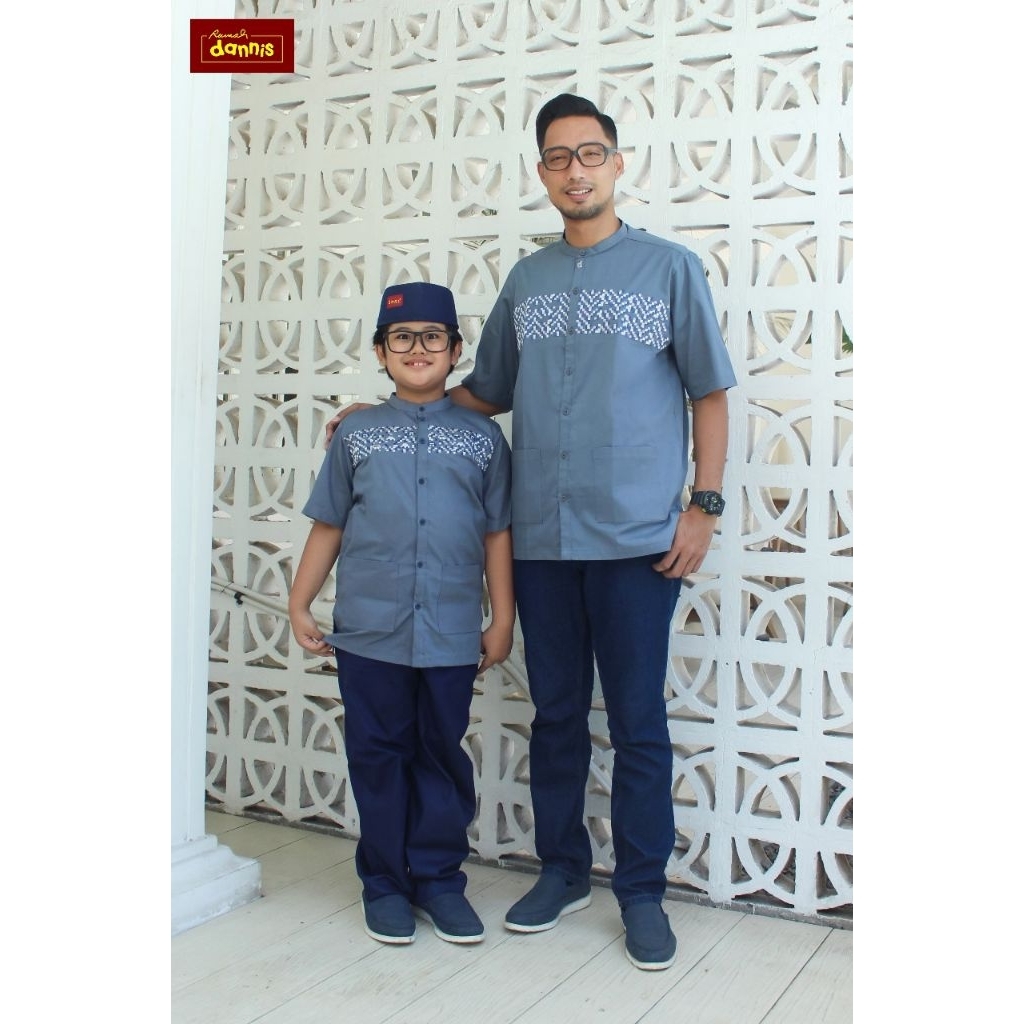 KOKO DANNIS ANAK LENGAN PENDEK TAPL 0901 DARK GREY
