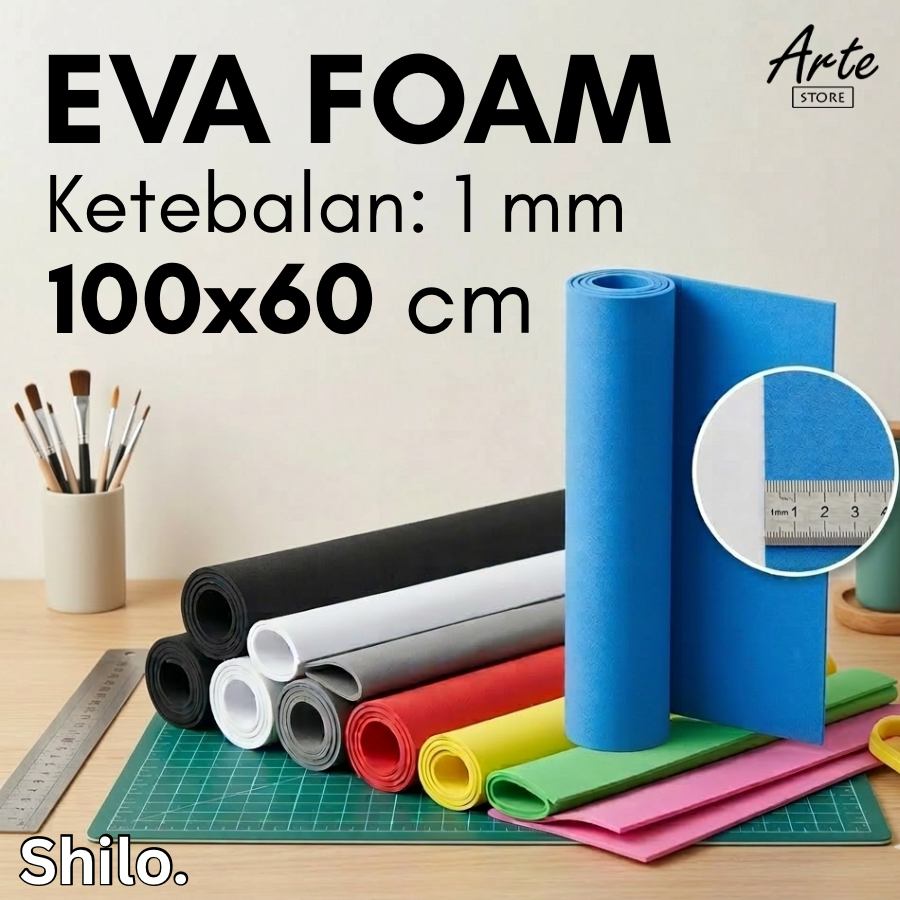 EVA Foam 1 mm - Spon Ati Meteran tebal 1mm - Busa Ati Shilo.