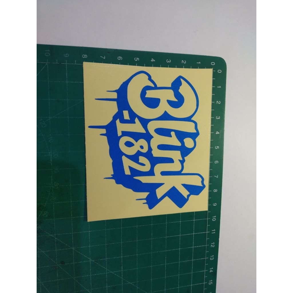 stiker cutting blink 182