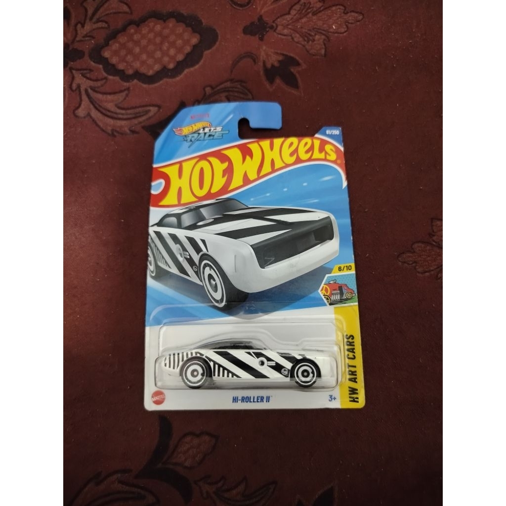 Hot Wheels Hi-Roller II (Putih Hitam)