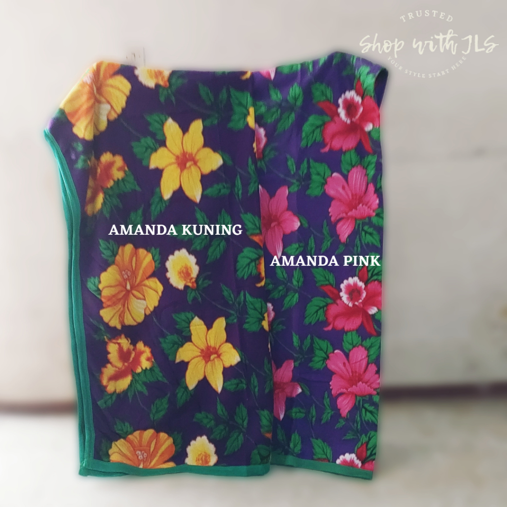 Selimut Panel Amanda 160cm x  200cm Bunga Kuning