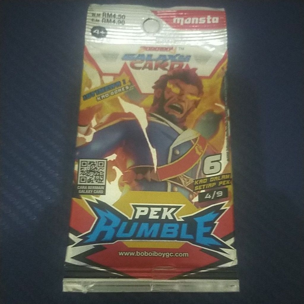 PEK Rumble 4/9 Boboiboy Galaxy Card