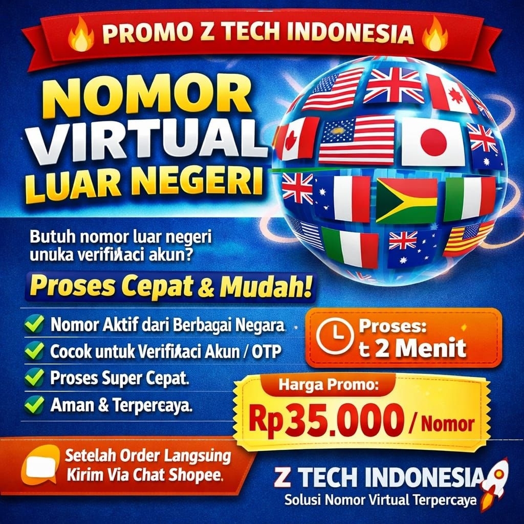 Nomor Virtual Luar Negeri | WA | Tele