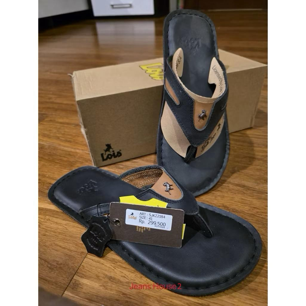 SANDAL JEPIT PRIA | SJKZ2184 | SANDAL KULIT LOIS