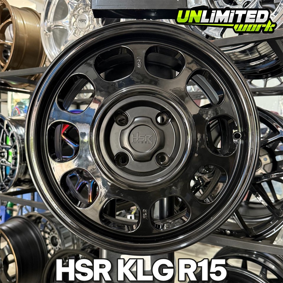 Velg Model Kaleng Type HSR KLG R15 Rata Body Untuk Binguo Livina March Brio Swift Ignis Yaris Ayla