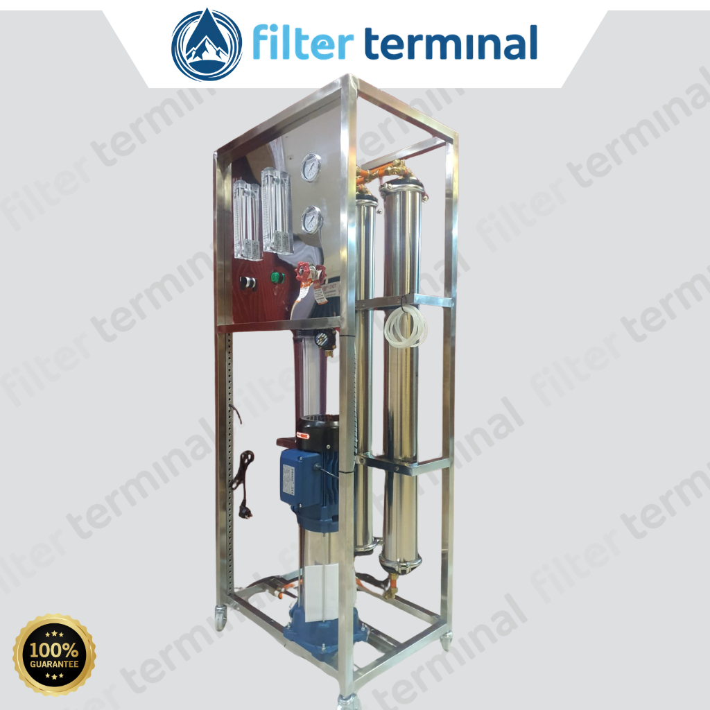 Mesin RO 4000 Gpd Manual Flushing / Mesin Air Depot Air 4000 GPD (500 litre/jam) / Mesin Reverse Osm