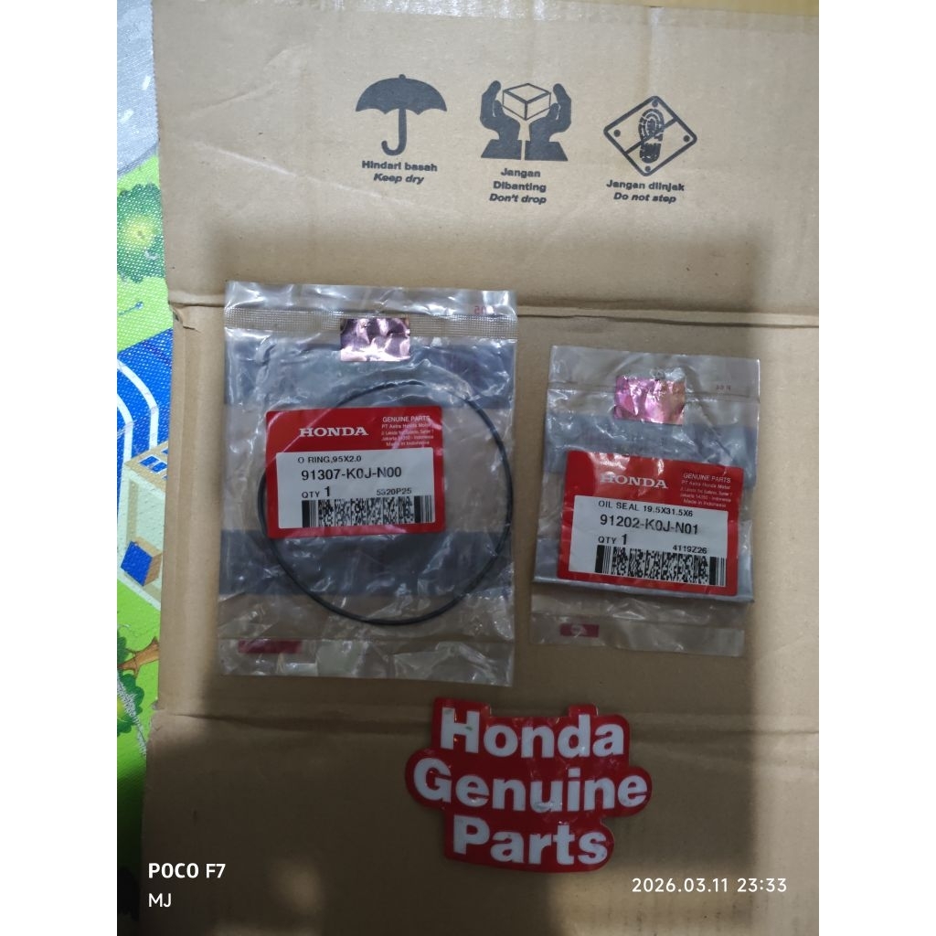 91202K0JN01 & 91307K0JN00 / SEAL KRUK AS GENIO, BEAT DELUXE & SCOOPY ESAF SERIES