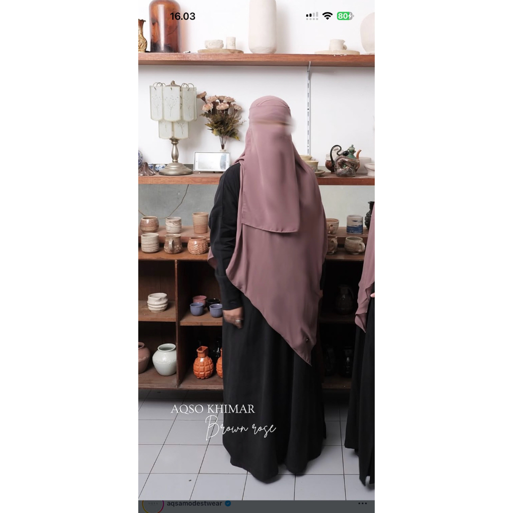 preloved aqso khimar aqsamodestwear