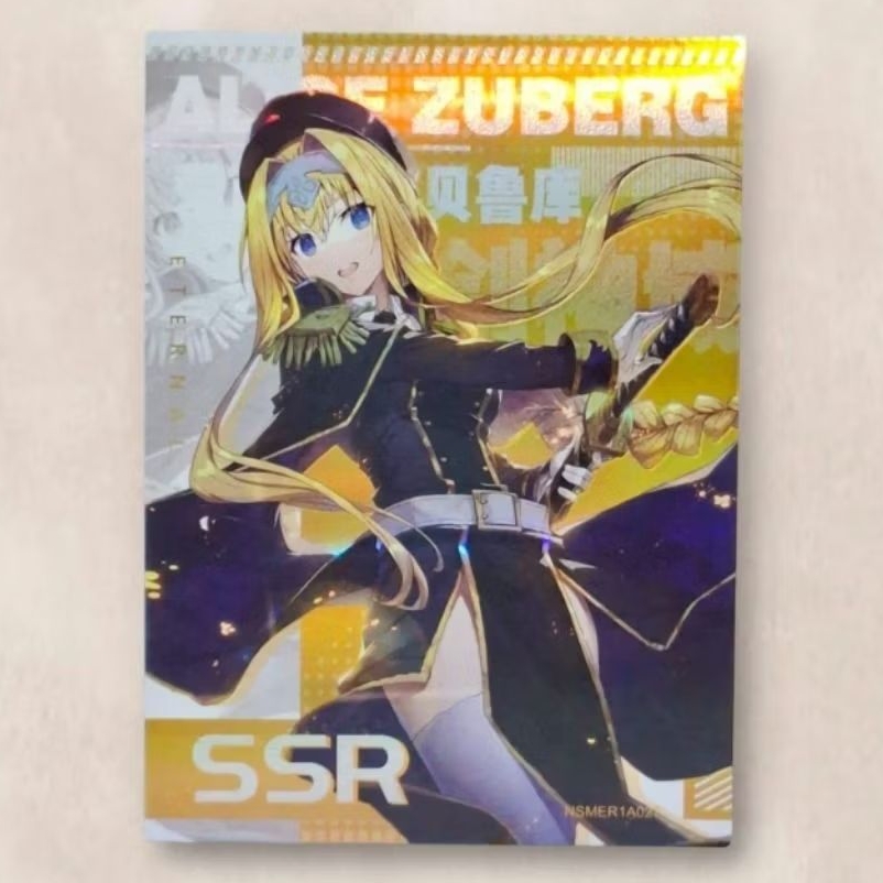 Kartu CCG Goddess Sword Art Online Alicization Alice Zuberg SSR