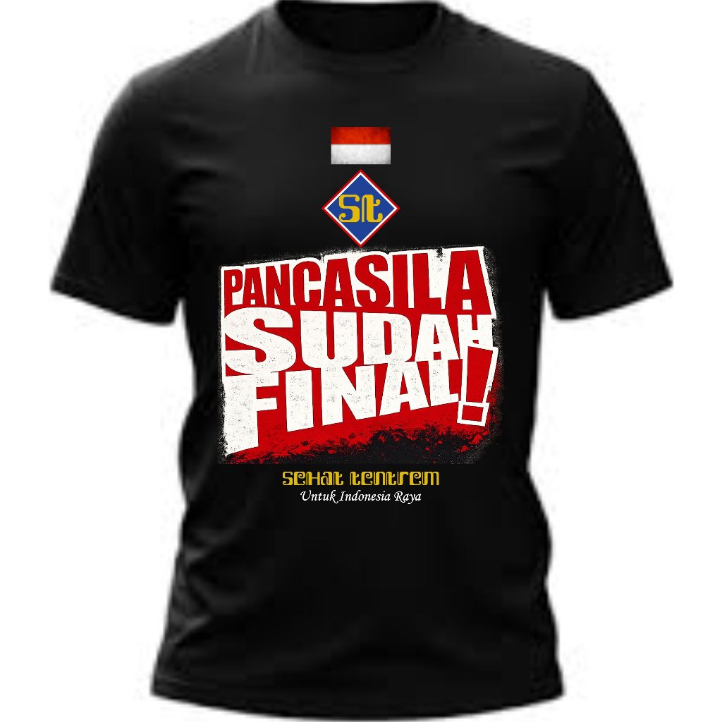 Kaos Custom Pancasila Sudah Final