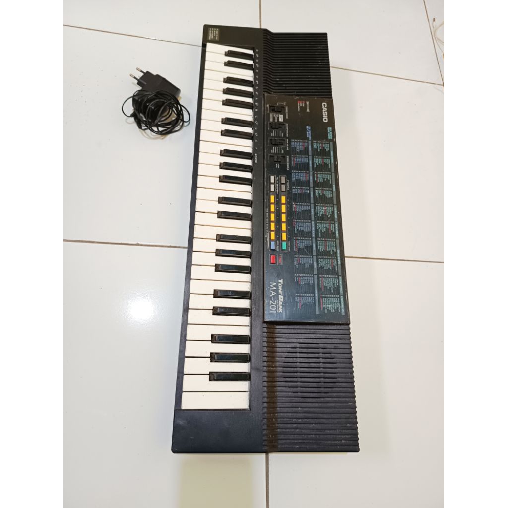 alat musik piano keyboard casio MA201,bekas normal sangat
