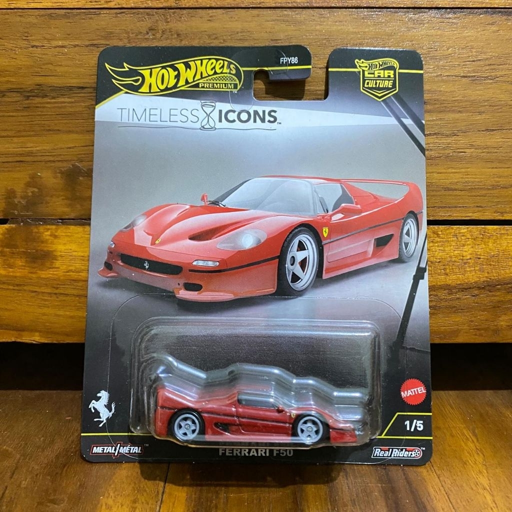 Hotwheels Timelessicons Ferrari F50 premium