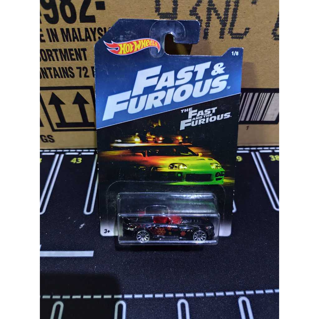 Hot wheels Fast & Furious Card Lama Honda S2000 Hitam