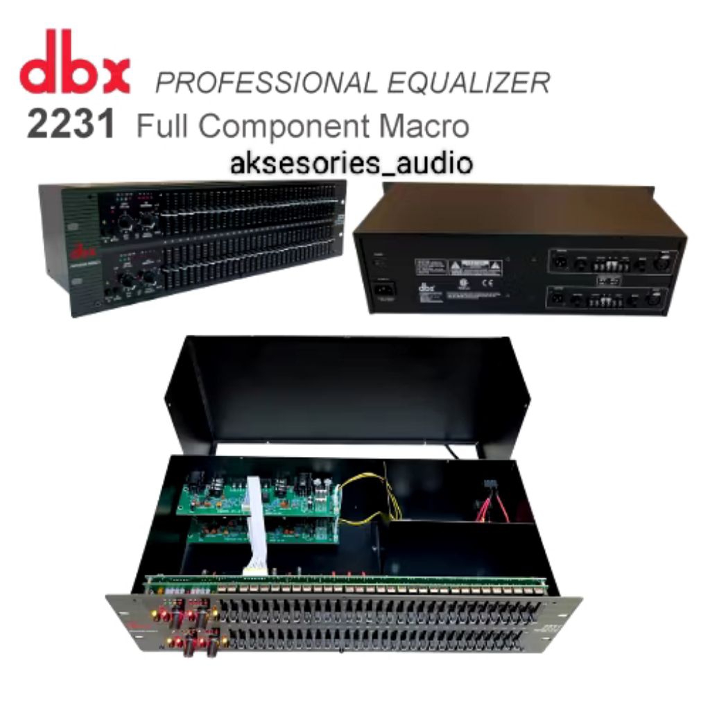 equalizer dbx 2231 komponen macro