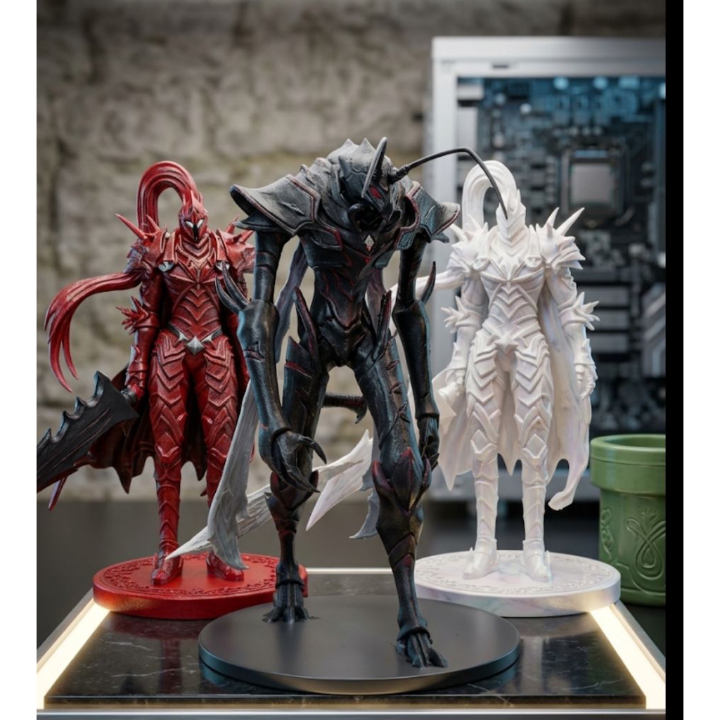 solo leveling figure beru full painting