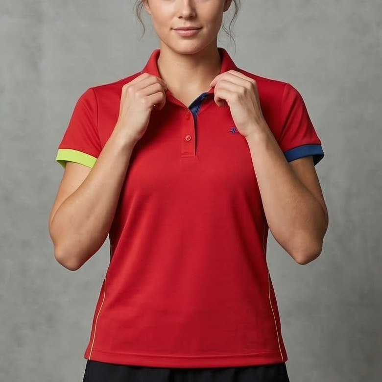 Kaos Polo Kerah Wanita LECAF Second Original Size L-XL