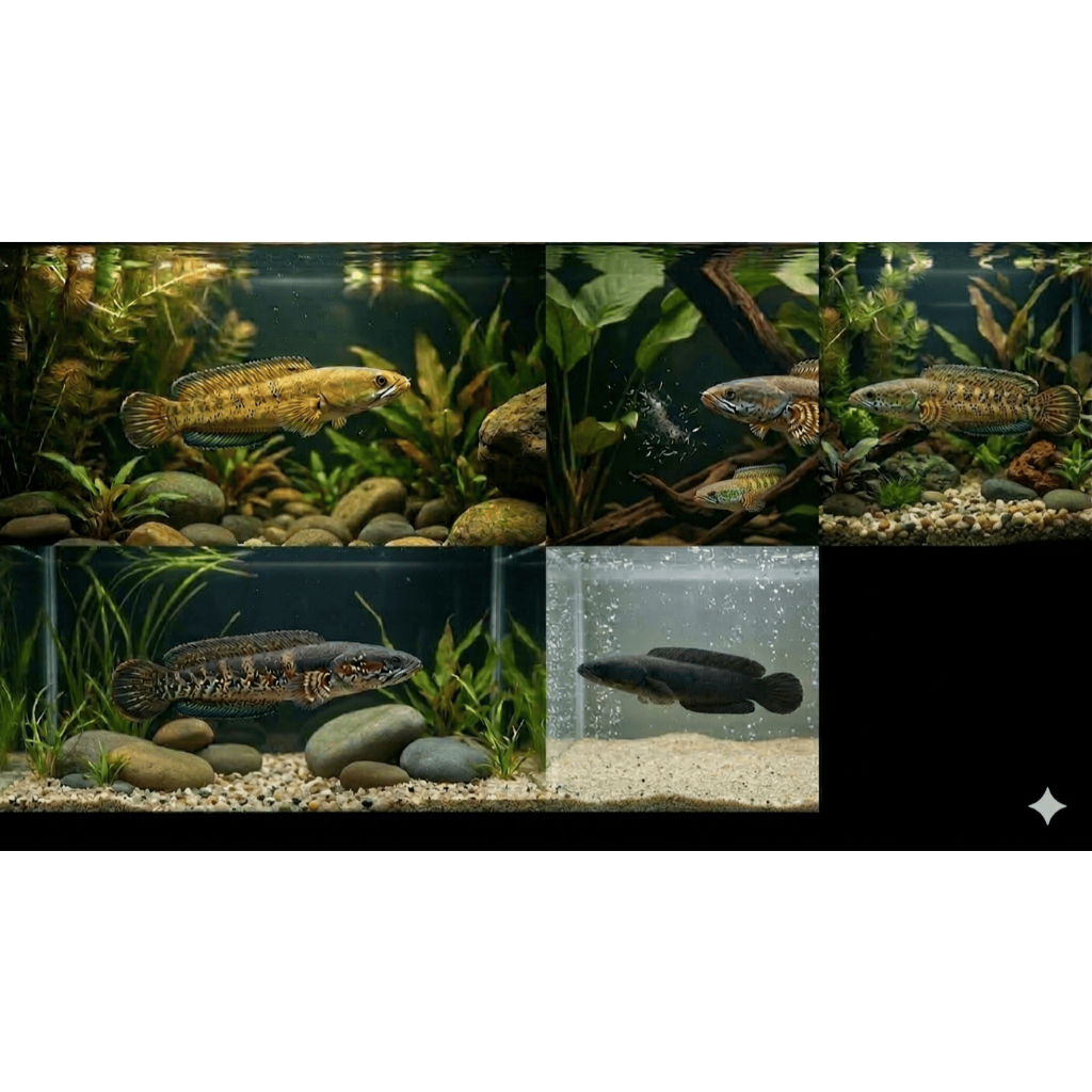 Ikan Channa Asiatika, Stewarti, Limbata Cb dan Pulcra