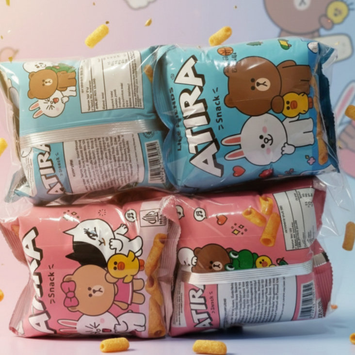 ATIRA SNACK BERHADIAH | 1BAL ISI 10PCS