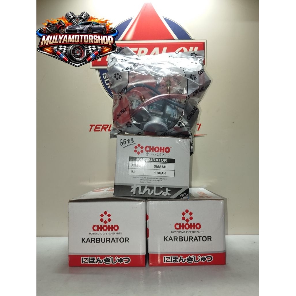 KARBURATOR MOTOR, CHOHO MOTOR SMASH, KARISMA, SUPRA FIT NEW DAN SUPRA