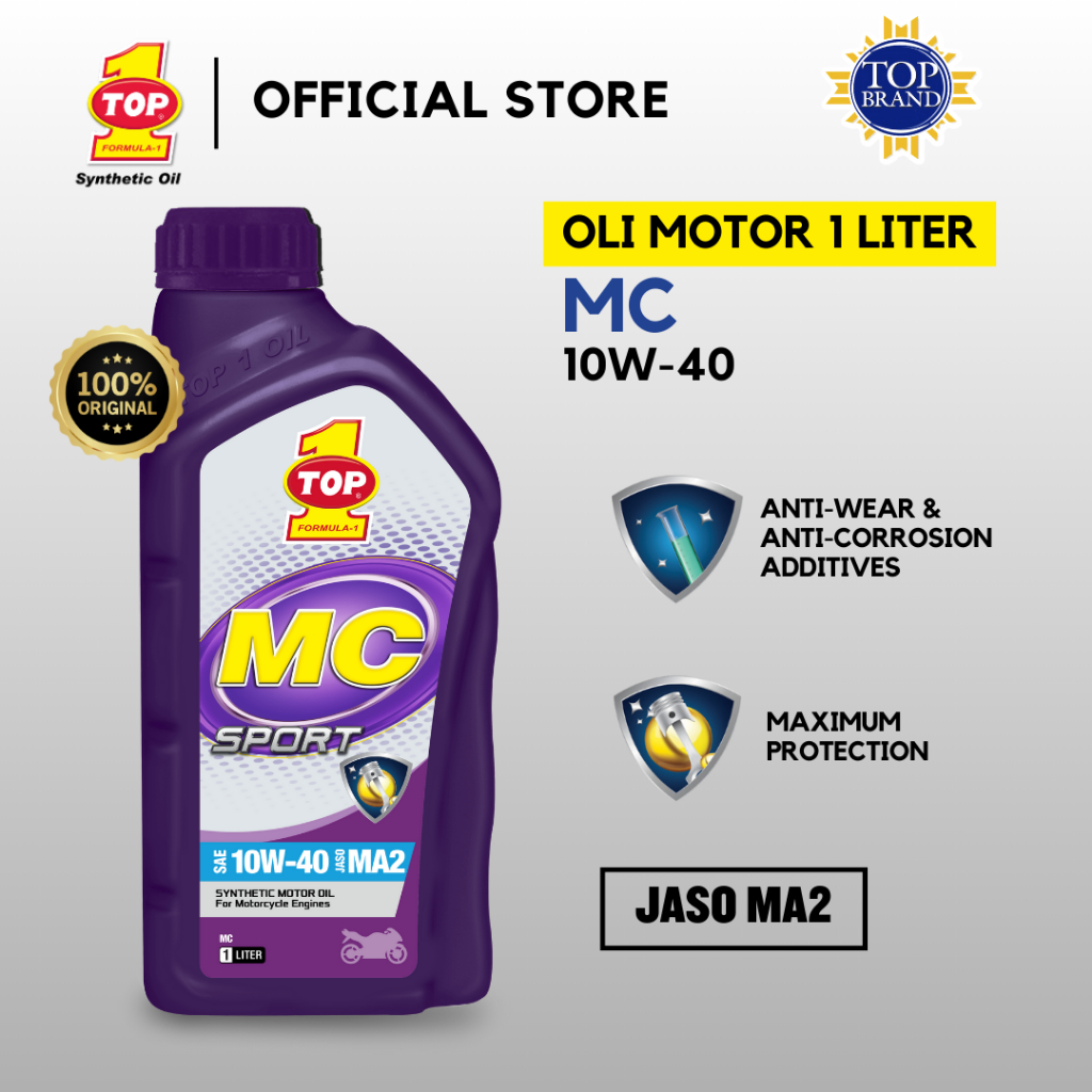 TOP 1 Oli Motor SMO MC SAE 10W-40 1L
