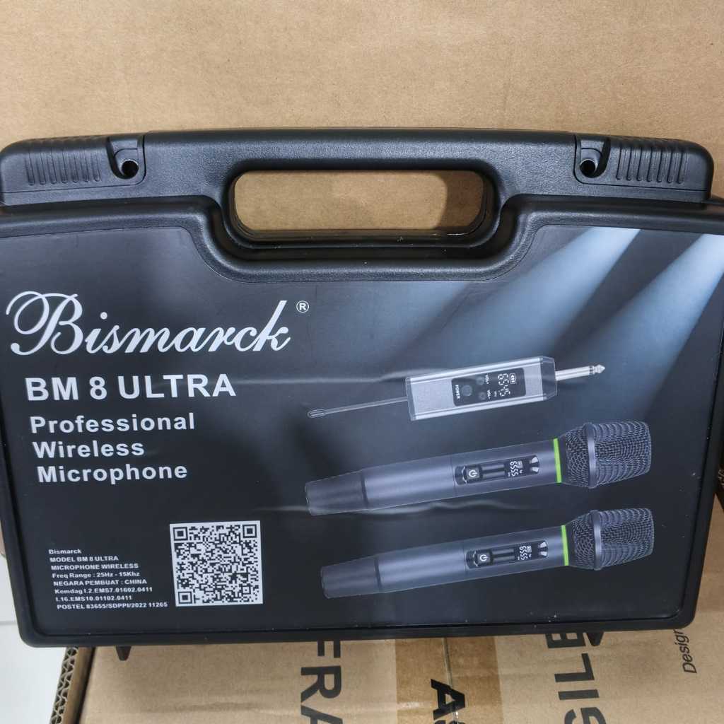 Mic wireless Bismarck BM 8 ULTRA | 2 mic wireless + hardcase