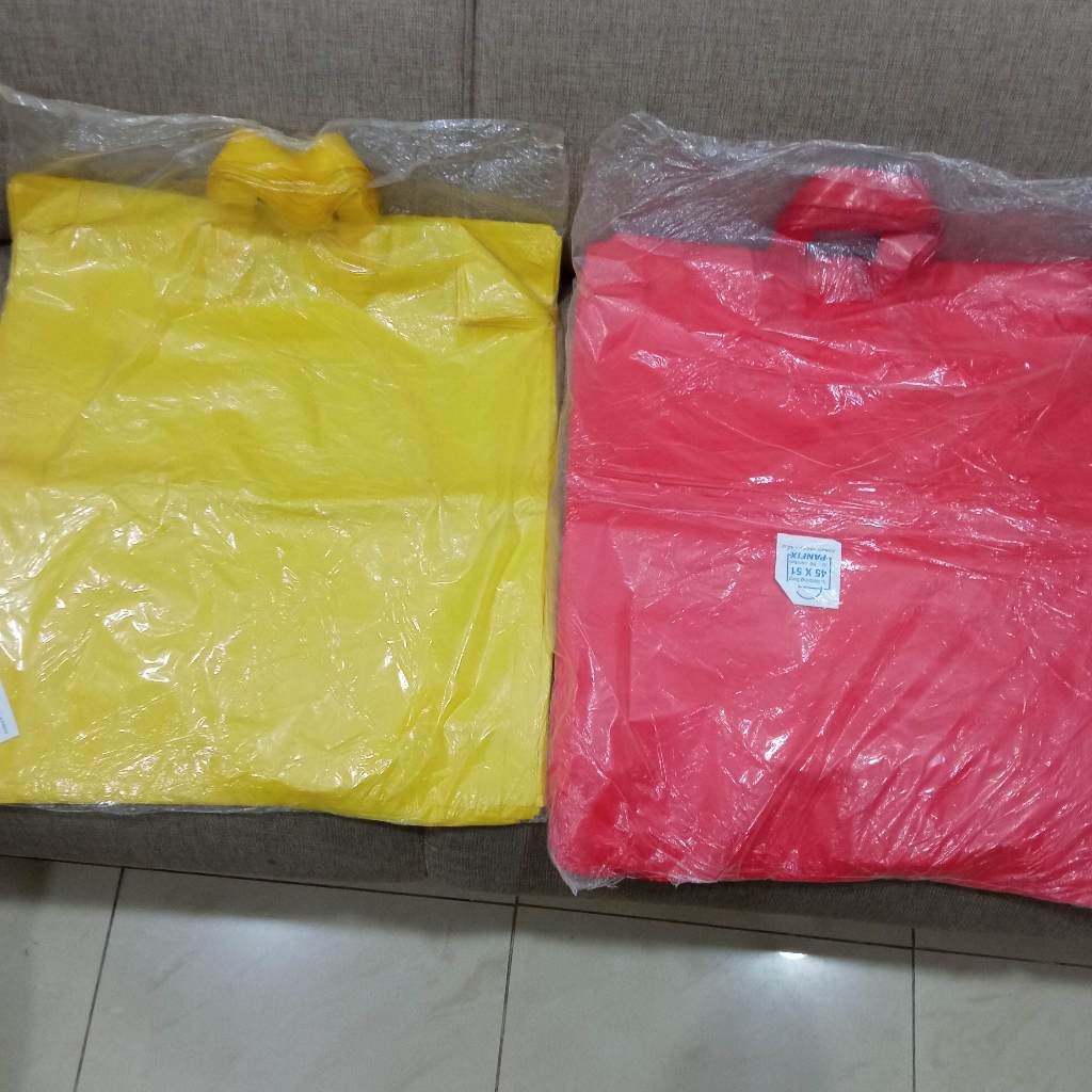 Kantong Plastik Soft Handle Bag Shopping Bag PANFIX  ukuran 45 x 51 Polos