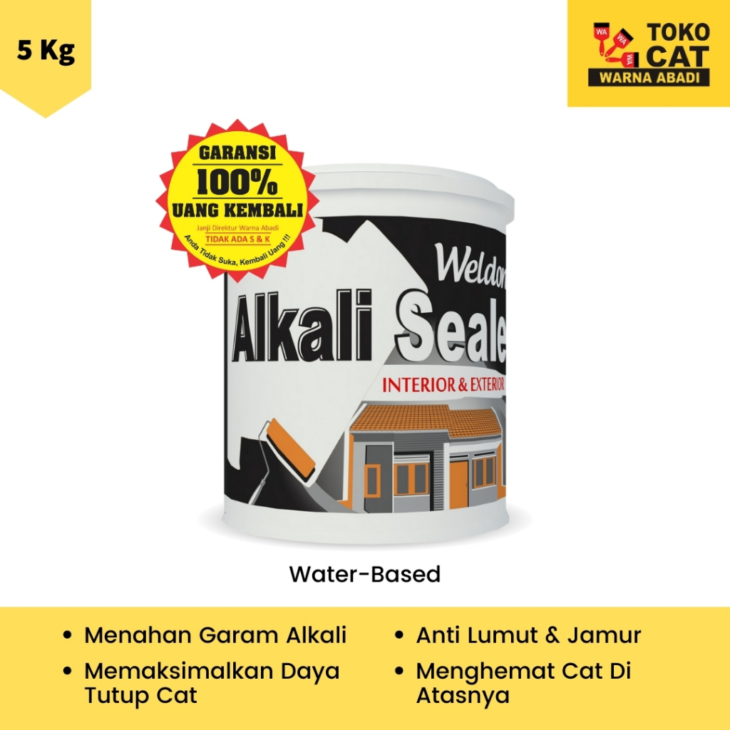 LIVE CAT DASAR ALKALI SEALER WELDON 5 KG