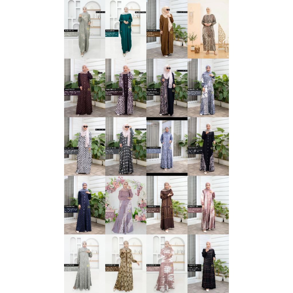 TWILL ELZHAF KAFTAN & JUMBO TERBARU ((READY))