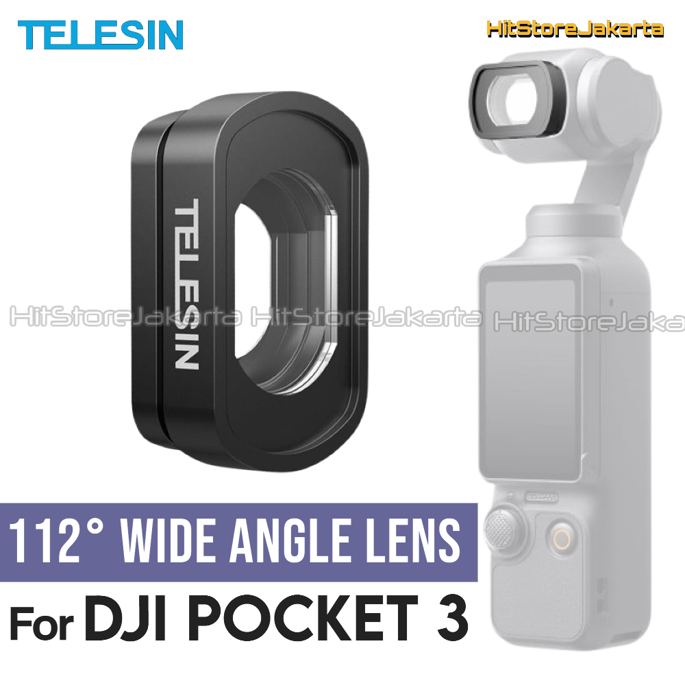 Telesin Wide Angle Lens for DJI Osmo Pocket 3