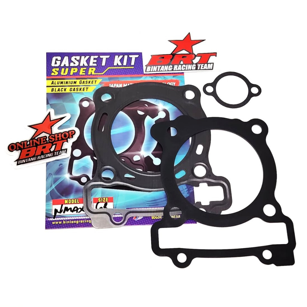 GASKET BRT PAKING BLOK HEAD NMAX TURBO 68mm GASKET PAKING ATAS BAWAH BRT 68 mm 68mm AEROX ALPHA NMAX