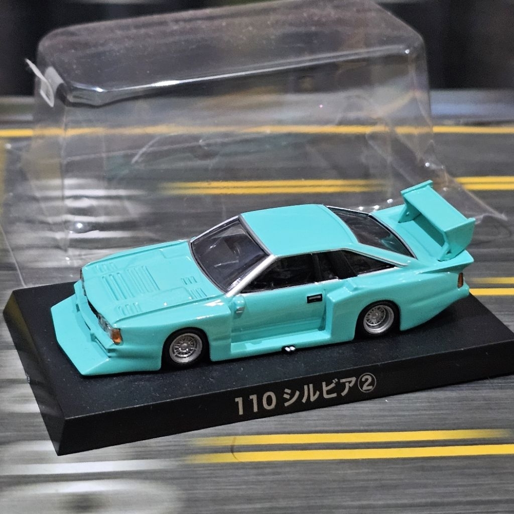 Aoshima 64 Grachan best nissan silvia s15 tiffany blue tosca super silhouette s110 gold bosozoku ken