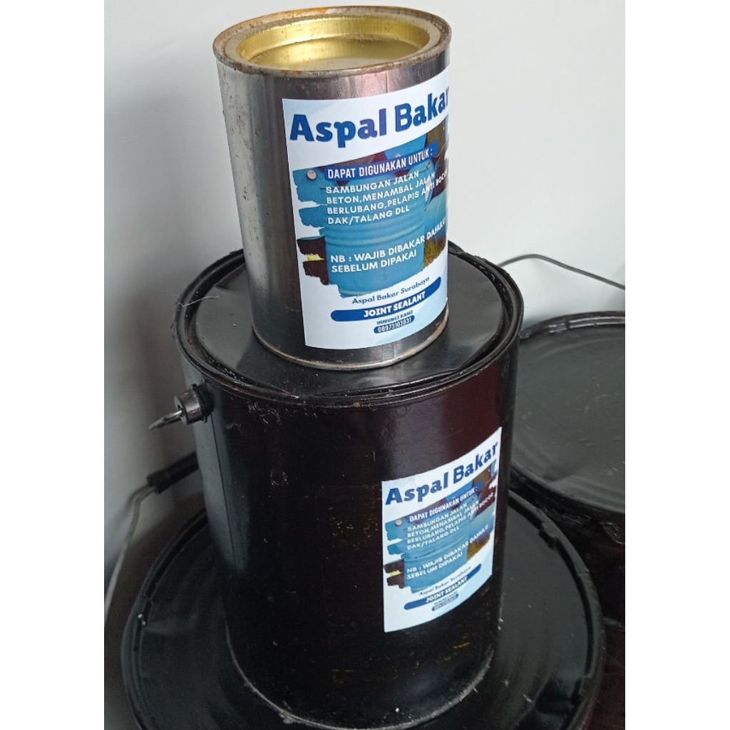 Aspal bakar surabaya 1 kg / aspal murni / joint sealant