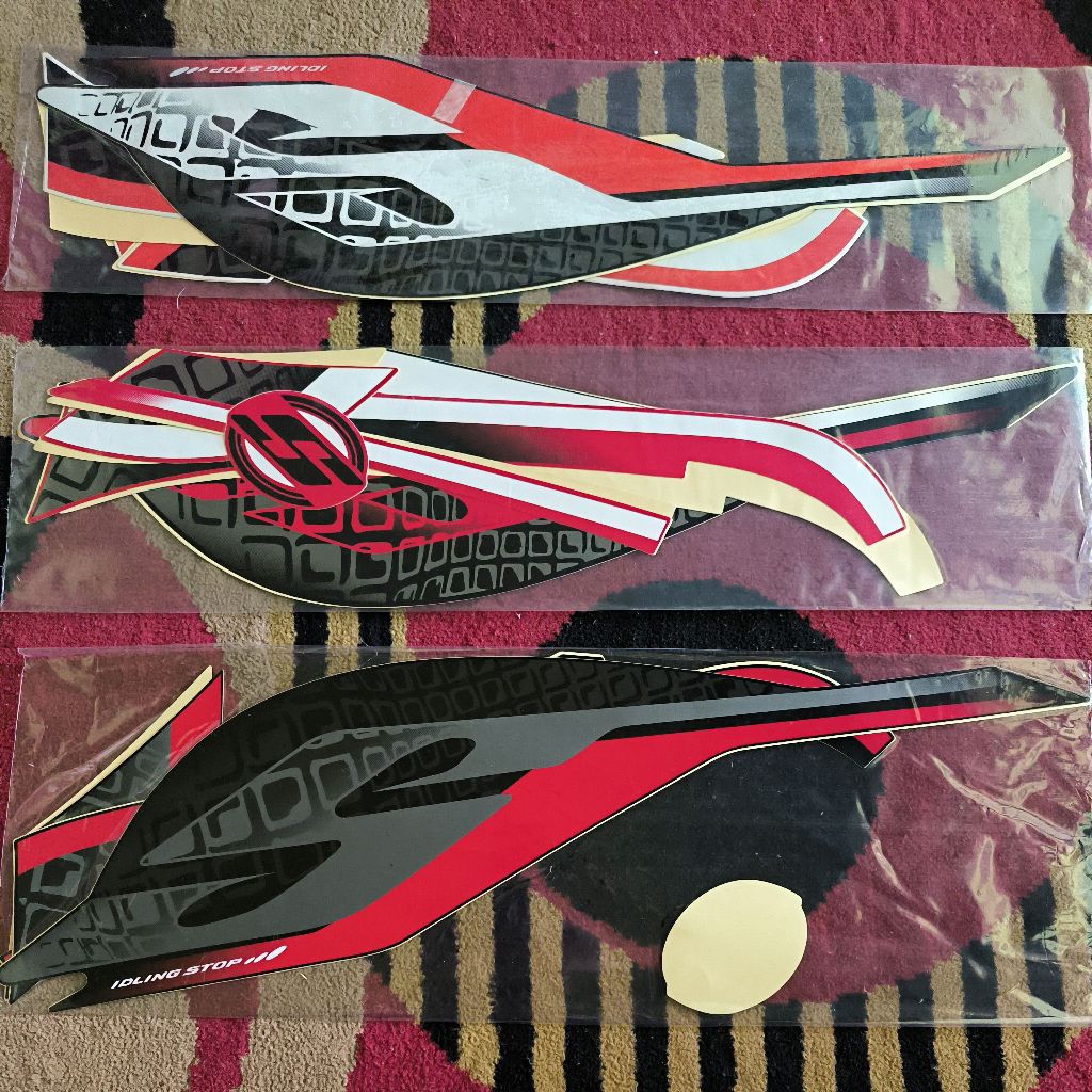 Striping/Lis Body Honda Scoopy Sporty 2019/2020 – Stiker Body Scoopy 1 Set Lengkap