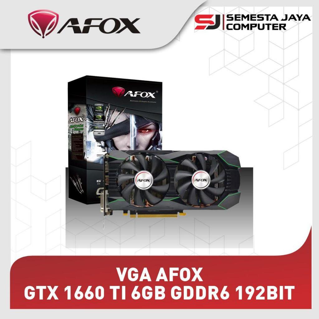 VGA AFOX GTX 1660 TI 6GB GDDR6 192BIT NVIDIA GEFORCE GTX1660TI